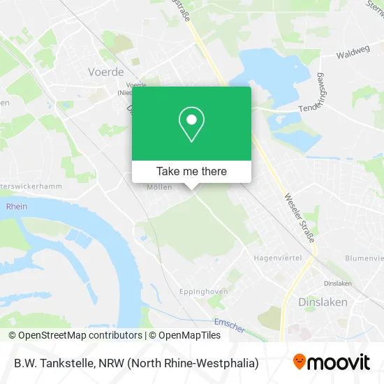 Карта B.W. Tankstelle