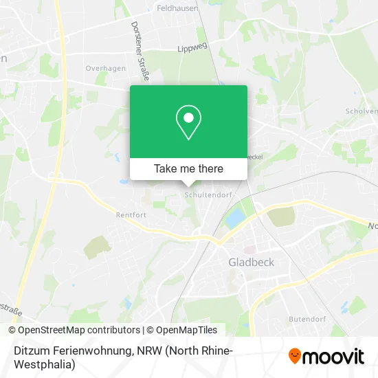 Ditzum Ferienwohnung map