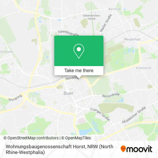 Карта Wohnungsbaugenossenschaft Horst