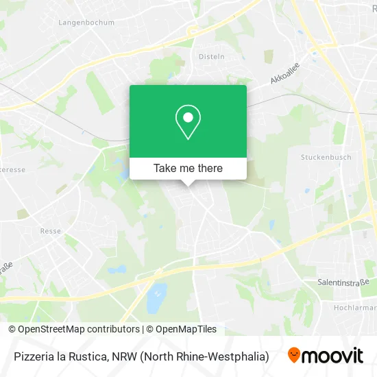 Pizzeria la Rustica map