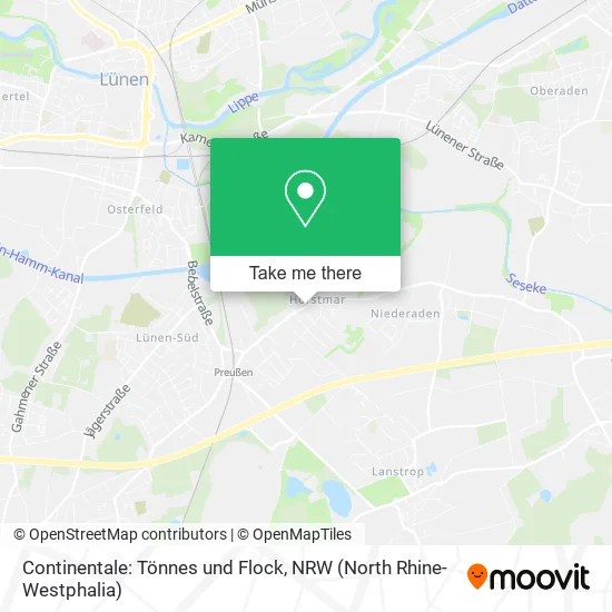 Карта Continentale: Tönnes und Flock