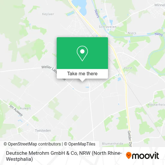 Deutsche Metrohm GmbH & Co map