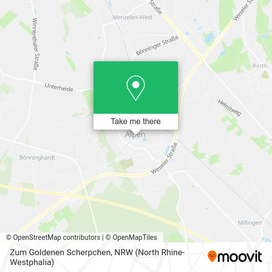 Zum Goldenen Scherpchen map