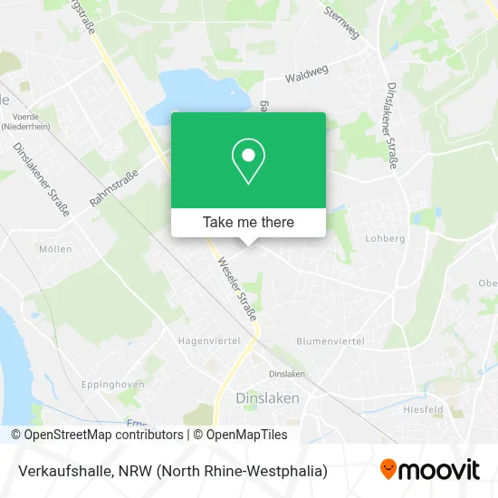 Verkaufshalle map