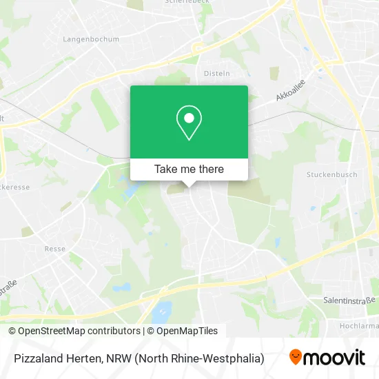 Карта Pizzaland Herten