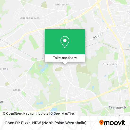 Карта Gönn Dir Pizza