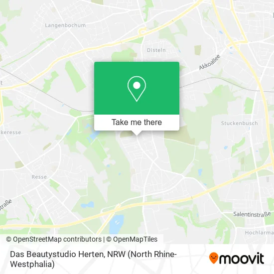 Карта Das Beautystudio Herten