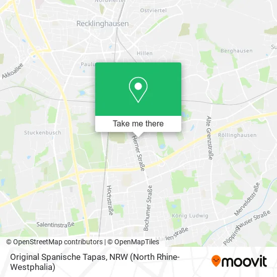 Original Spanische Tapas map