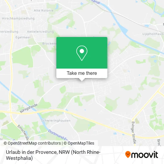 Карта Urlaub in der Provence