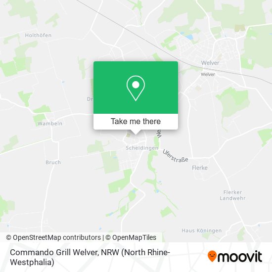 Commando Grill Welver map