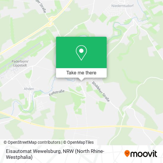 Карта Eisautomat Wewelsburg