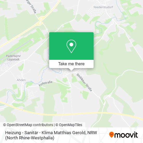 Карта Heizung - Sanitär - Klima Matthias Gerold