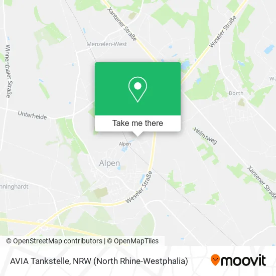 Карта AVIA Tankstelle