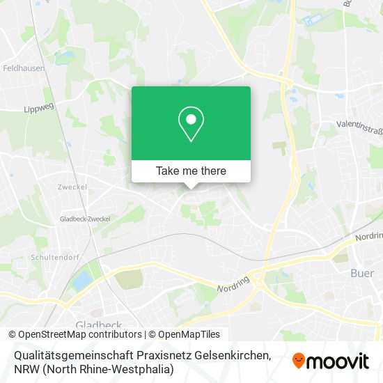 Qualitätsgemeinschaft Praxisnetz Gelsenkirchen map