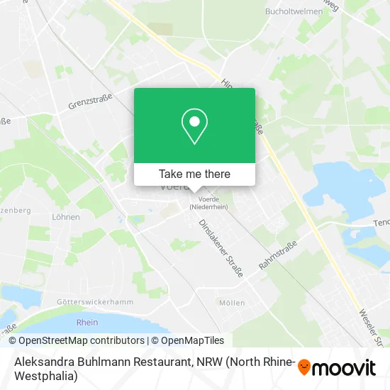 Карта Aleksandra Buhlmann Restaurant