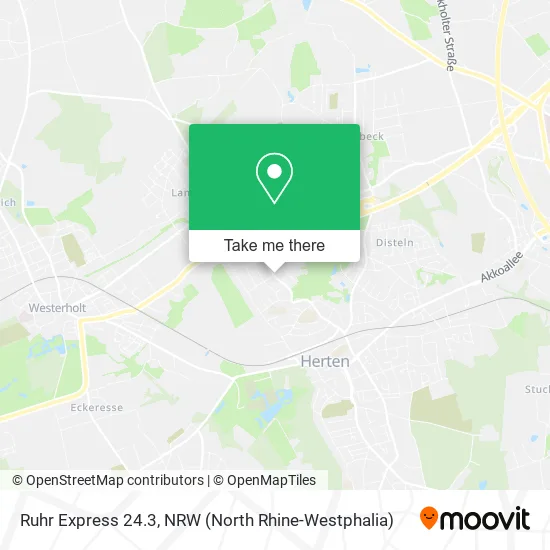 Карта Ruhr Express 24.3