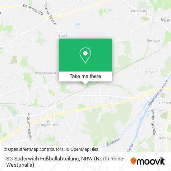 Карта SG Suderwich Fußballabteilung