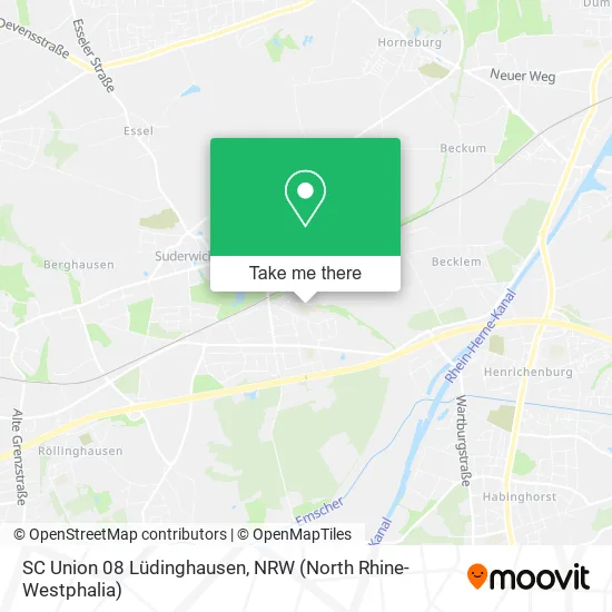 Карта SC Union 08 Lüdinghausen