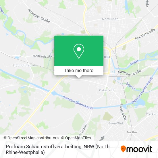 Profoam Schaumstoffverarbeitung map