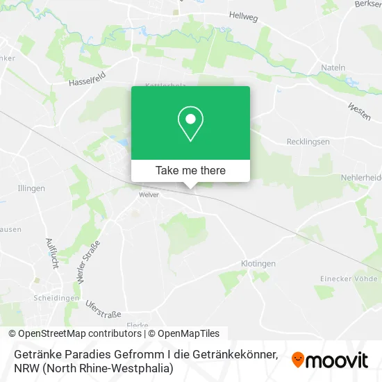 Карта Getränke Paradies Gefromm I die Getränkekönner