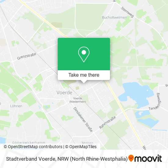 Карта Stadtverband Voerde