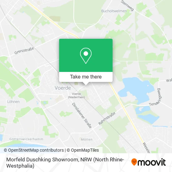 Morfeld Duschking Showroom map