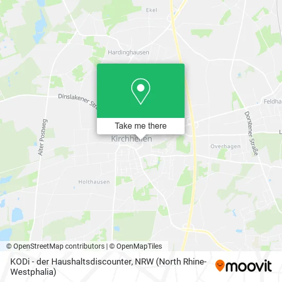Карта KODi - der Haushaltsdiscounter