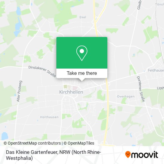 Das Kleine Gartenfeuer map