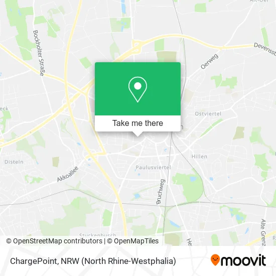 Карта ChargePoint