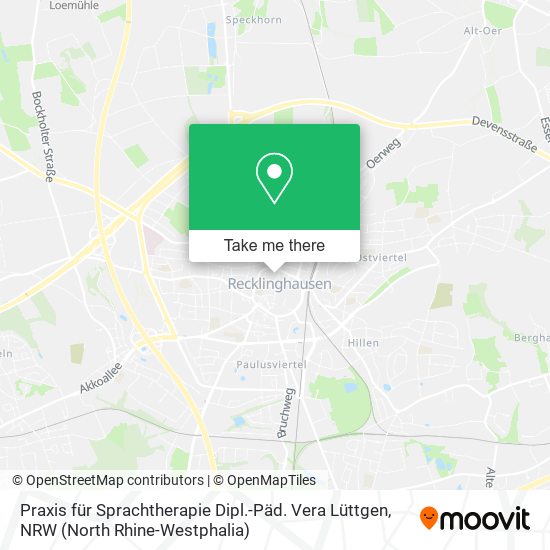 Praxis für Sprachtherapie Dipl.-Päd. Vera Lüttgen map