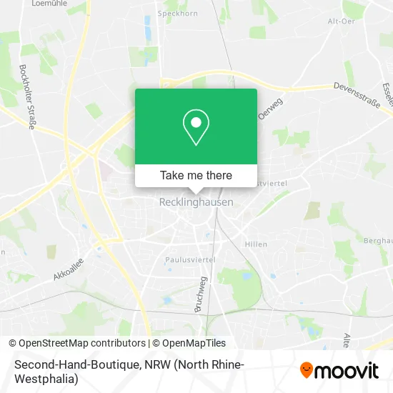 Second-Hand-Boutique map