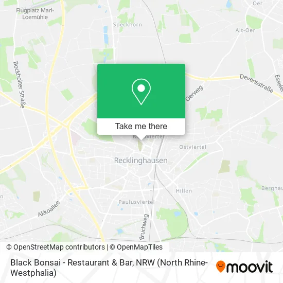 Black Bonsai - Restaurant & Bar map