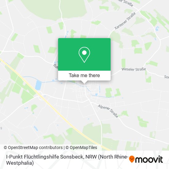 I-Punkt Flüchtlingshilfe Sonsbeck map