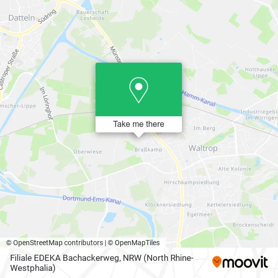 Карта Filiale EDEKA Bachackerweg