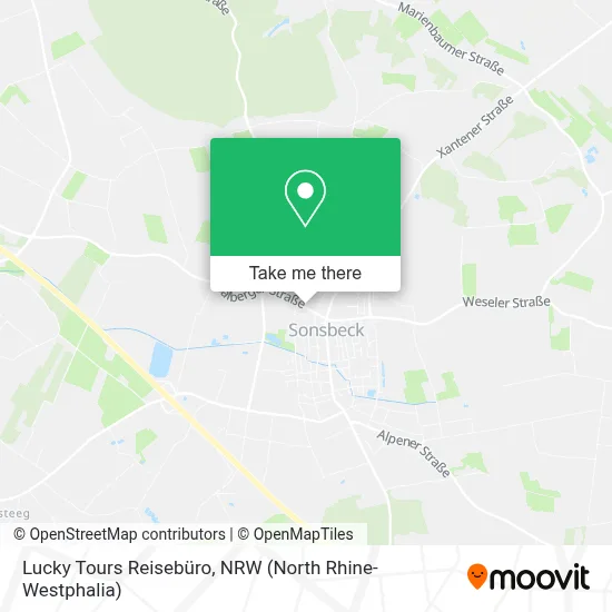 Lucky Tours Reisebüro map