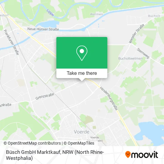 Карта Büsch GmbH Marktkauf