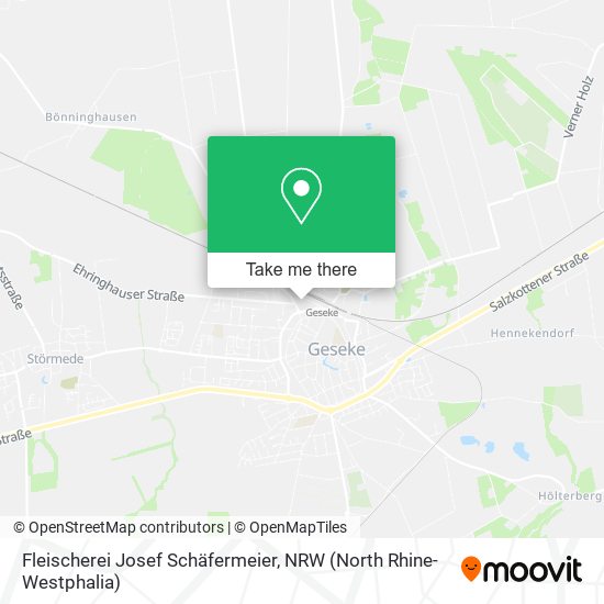 Fleischerei Josef Schäfermeier map