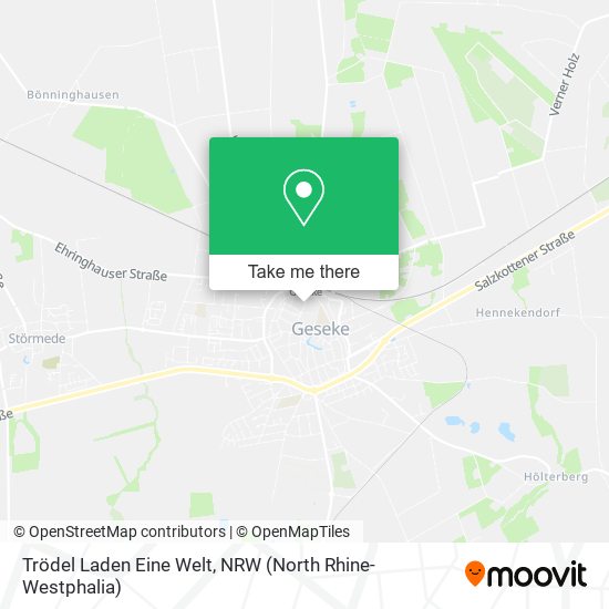 Trödel Laden Eine Welt map