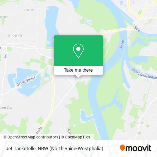 Карта Jet Tankstelle