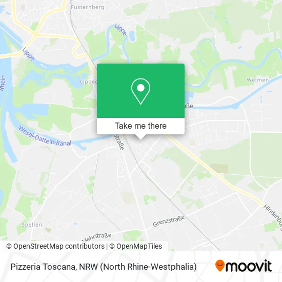 Карта Pizzeria Toscana