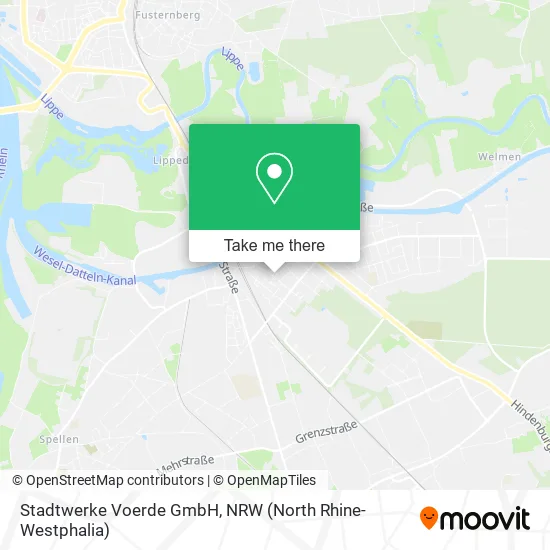 Карта Stadtwerke Voerde GmbH