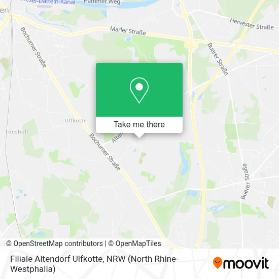 Filiale Altendorf Ulfkotte map