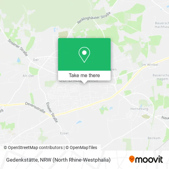 Карта Gedenkstätte