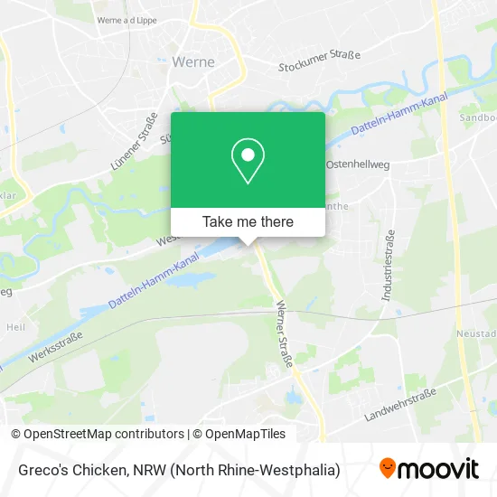 Карта Greco's Chicken