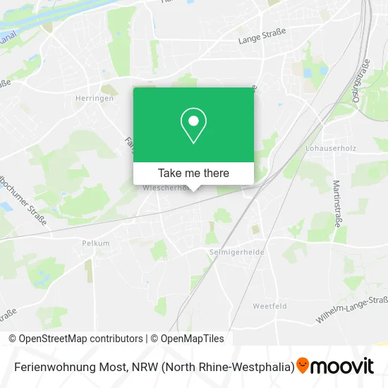 Ferienwohnung Most map