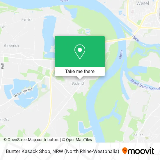 Bunter Kasack Shop map