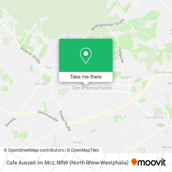 Cafe Auszeit im Mcz map