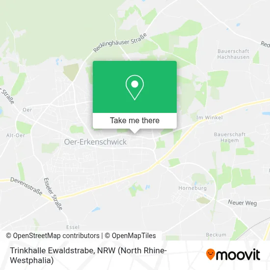 Trinkhalle Ewaldstrabe map