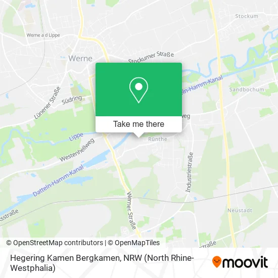 Карта Hegering Kamen Bergkamen