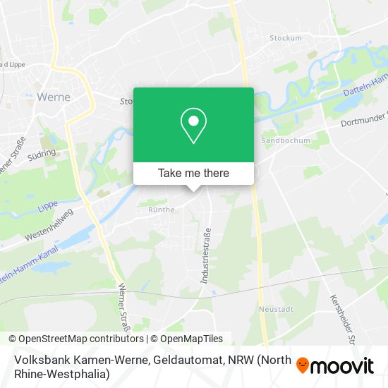 Volksbank Kamen-Werne, Geldautomat map
